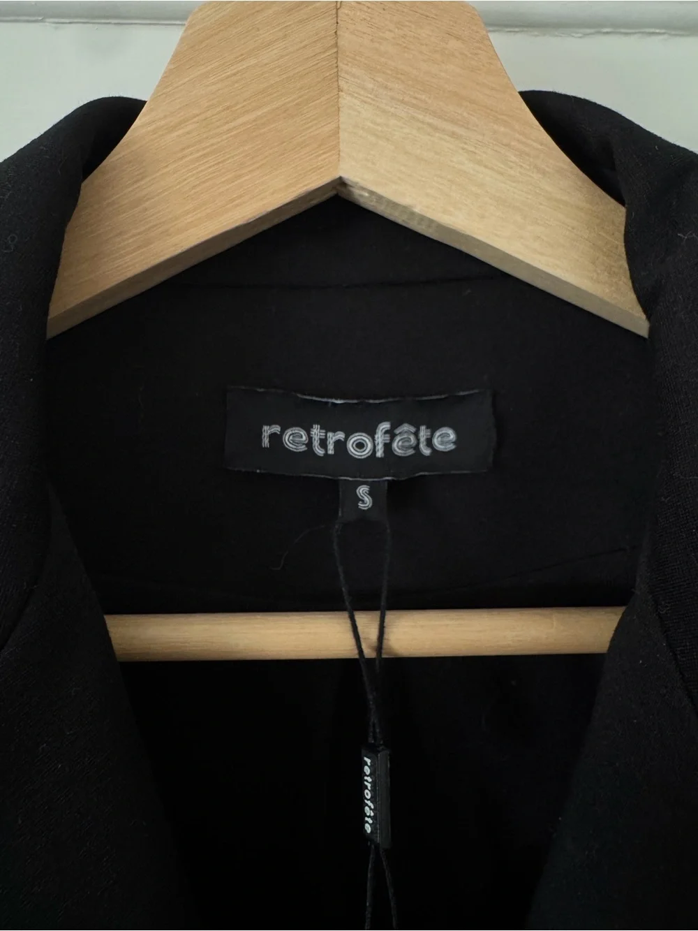 Cropped Black Embellished Blazer